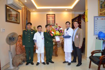 Các đơn vị kết nghĩa chúc mừng  BVĐK Hùng Vương nhân ngày 27/02/2017