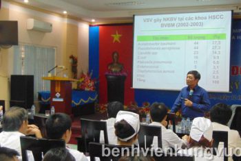 BVĐK Hùng Vương tổ chức tập huấn các biện pháp kiểm soát nhiễm khuẩn trong bệnh viện