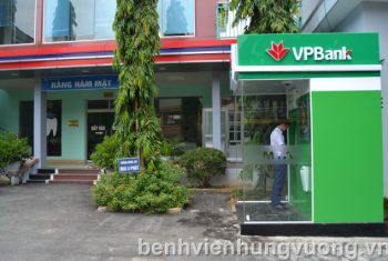 Đã có máy rút tiền (ATM) tại BVĐK Hùng Vương