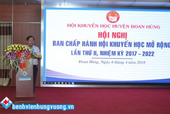 Hội nghị Ban chấp hành Hội khuyến học Đoan Hùng mở rộng lần thứ 2, nhiệm kỳ 2017 – 2022
