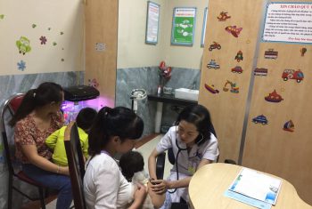 Nhiễm khuẩn hô hấp cấp tính ở trẻ em.