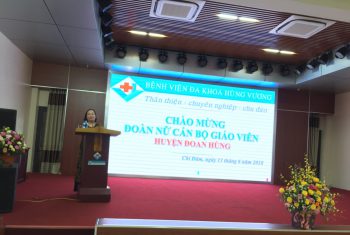 Truyền thông sức khỏe sinh sản cho nữ cán bộ giáo viên trên địa bàn huyện Đoan Hùng