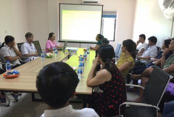 Họp hội đồng bệnh nhân tại bệnh viện đa khoa Hùng Vương.