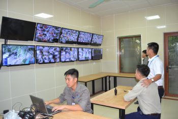 An ninh luôn được thắt chặt tại BVĐK Hùng Vương.