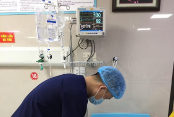 Cấp cứu bệnh nhân xuất huyết tiêu hóa do vỡ tĩnh mạch thực quản.