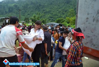 BVĐK Hùng Vương chung tay khắc phục hậu quả thiên tai Hà Giang 2018