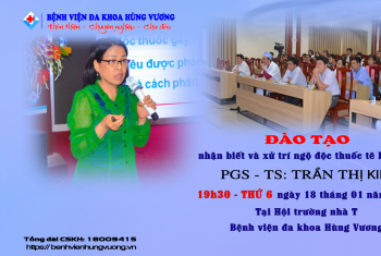 Đào tạo: Nhận biết và xử trí ngộ độc thuốc tê Lidocain.