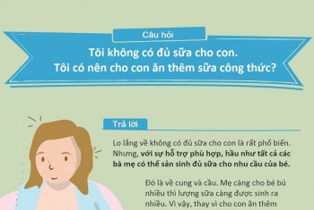 Thiếu sữa sau sinh và cách xử trí.