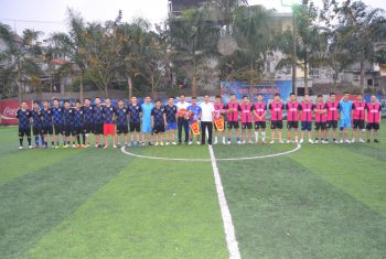 Giao lưu gặp mặt đầu năm và giao hữu bóng đá với bệnh viện đa khoa Đức Minh