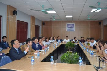 Bệnh viện đa khoa Thái An thăm quan và làm việc tại Bệnh viện đa khoa Hùng Vương.