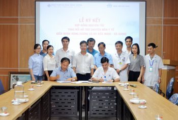 LỄ KÝ KẾT HỢP ĐỒNG NGUYÊN TẮC HỖ TRỢ CHUYÊN MÔN Y TẾ GIỮA BỆNH VIỆN ĐA KHOA HÙNG VƯƠNG VÀ BỆNH VIỆN ĐỨC MINH HÀ GIANG