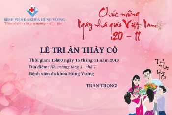 Lễ tri ân thầy cô nhân ngày Nhà giáo Việt Nam