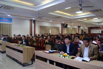 Hội nghị: "Triển khai mô hình liên kết bảo đảm an ninh trật tự tại Bệnh viện đa khoa Hùng Vương"