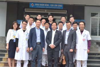 Bệnh viện đa khoa Hùng Vương vinh dự đón tiếp Đoàn công tác Viện tim mạch Việt Nam thăm quan và làm việc.