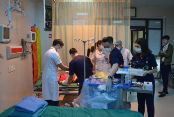 Tai nạn lao động nghiêm trọng người phụ đứt lìa bản tay phải