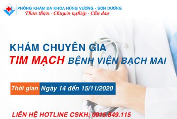 Lịch khám chuyên gia tại Phòng khám đa khoa Hùng Vương – Sơn Dương