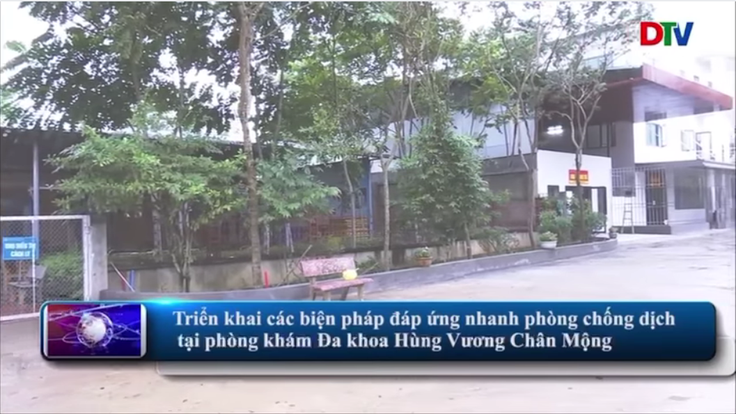 Đài TH Phú Thọ: Triển khai các biện pháp đáp ứng nhanh trong công tác phòng dịch tại phòng khám Đa khoa Hùng Vương Chân Mộng.