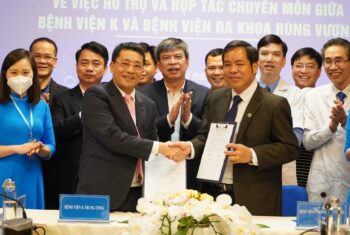 TOÀN CẢNH HÌNH ẢNH: LỄ KÝ KẾT CHƯƠNG TRÌNH HỢP TÁC TOÀN DIỆN GIỮA BỆNH VIỆN ĐA KHOA HÙNG VƯƠNG VÀ BỆNH VIỆN K TRUNG ƯƠNG