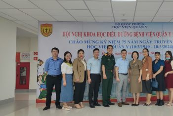 Bệnh viện đa khoa Hùng Vương tham dự Hội nghị khoa học Điều dưỡng Bệnh viện Quân y 103