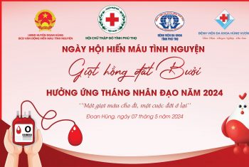 Ngày hội hiến máu tình nguyện “GIỌT HỒNG ĐẤT BƯỞI” hưởng ứng tháng nhân đạo năm 2024 