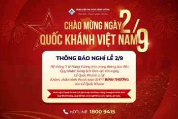 THÔNG BÁO LỊCH LÀM VIỆC NGÀY LỄ QUỐC KHÁNH 2/9