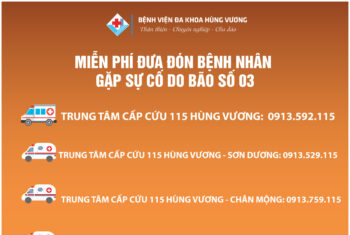 Bệnh viện Đa khoa Hùng Vương đồng hành cùng cộng đồng – Hỗ trợ nạn nhân trong cơn bão số 03