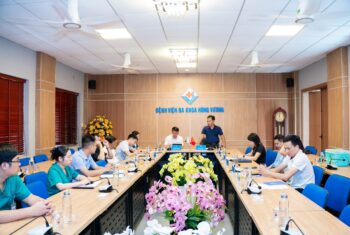 TIẾP ĐÓN VÀ LÀM VIỆC CÙNG TRUNG TÂM KIỂM SOÁT BỆNH TẬT TỈNH PHÚ THỌ TẠI BỆNH VIỆN ĐA KHOA HÙNG VƯƠNG