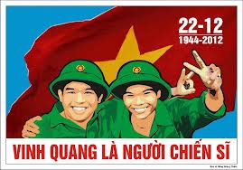 Tản văn nhân kỷ niệm 69 năm ngày thành lập Quân Đội nhân dân Việt Nam 22/12/2013.