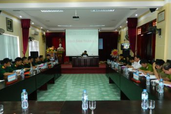 Cụm liên kết an ninh khu vực phía Bắc huyện Đoan Hùng giao ban công tác phối hợp hoạt động quý III năm 2015.