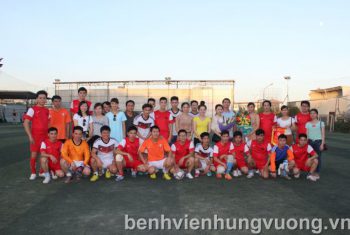 Giao hữu bóng đá: BVĐK Hùng Vương 3 – 1 Khoa Hồi Sức Tích Cực – BV Bạch Mai (Hà Nội)