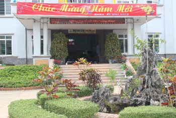 Không khí Tết đã ngập tràn phố phường, rộn ràng Tết. Tại bệnh viện Hùng Vương, không khí Tết cũng đã lan tỏa.