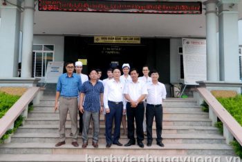 Lãnh đạo BVĐK Hợp Lực Thanh Hóa Tham quan và làm việc tại BVĐK Hùng Vương