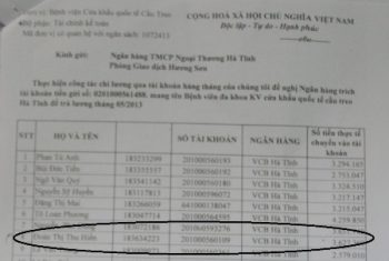 Nhân viên “từ trên trời rơi xuống” lĩnh gần 80 triệu tiền lương