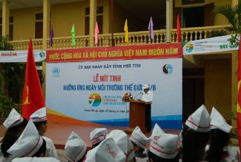 BVĐK Hùng Vương tham gia mít-ting hưởng ứng ngày Môi trường thế giới