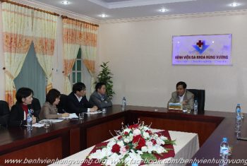 HV-Bệnh Viện Lâm Hoa – Thái Bình đến thăm BV Đa Khoa Hùng Vương