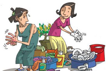 Giữ tay đón tết