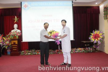 Gặp mặt giao lưu và khám bệnh tri ân cho phụ huynh các điều dưỡng khoa Nội nhi – Đông Y