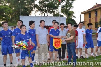 Giao hứu bóng đá: Các công ty Thiết bị y tế phía Bắc vs BVĐK Hùng Vương