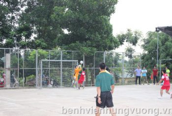 Khai mạc giải đấu TDTT kỷ niệm 05 năm thành lập BVĐK Hùng Vương: kịch tính những phút cuối
