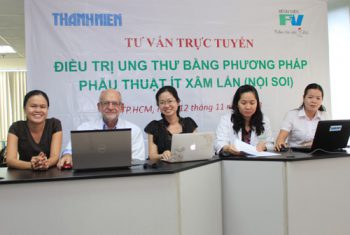 Điều trị ung thư bằng phương pháp phẫu thuật ít xâm lấn (nội soi)